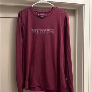 Peloton Maroon Long Sleeve Men's Shirt
